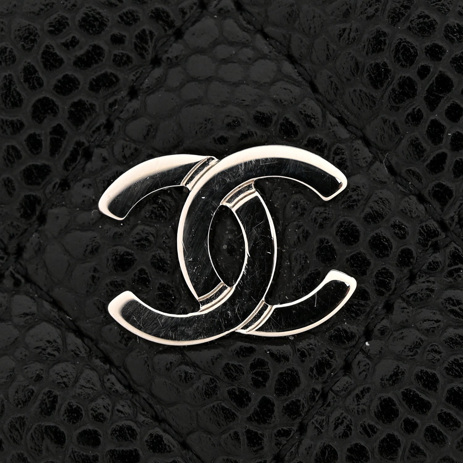 Chanel Caviar Quilted Flap Card Holder Black 9 of 10