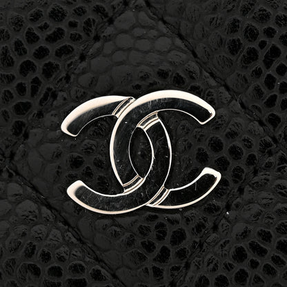 Chanel Caviar Quilted Flap Card Holder Black 9 of 10