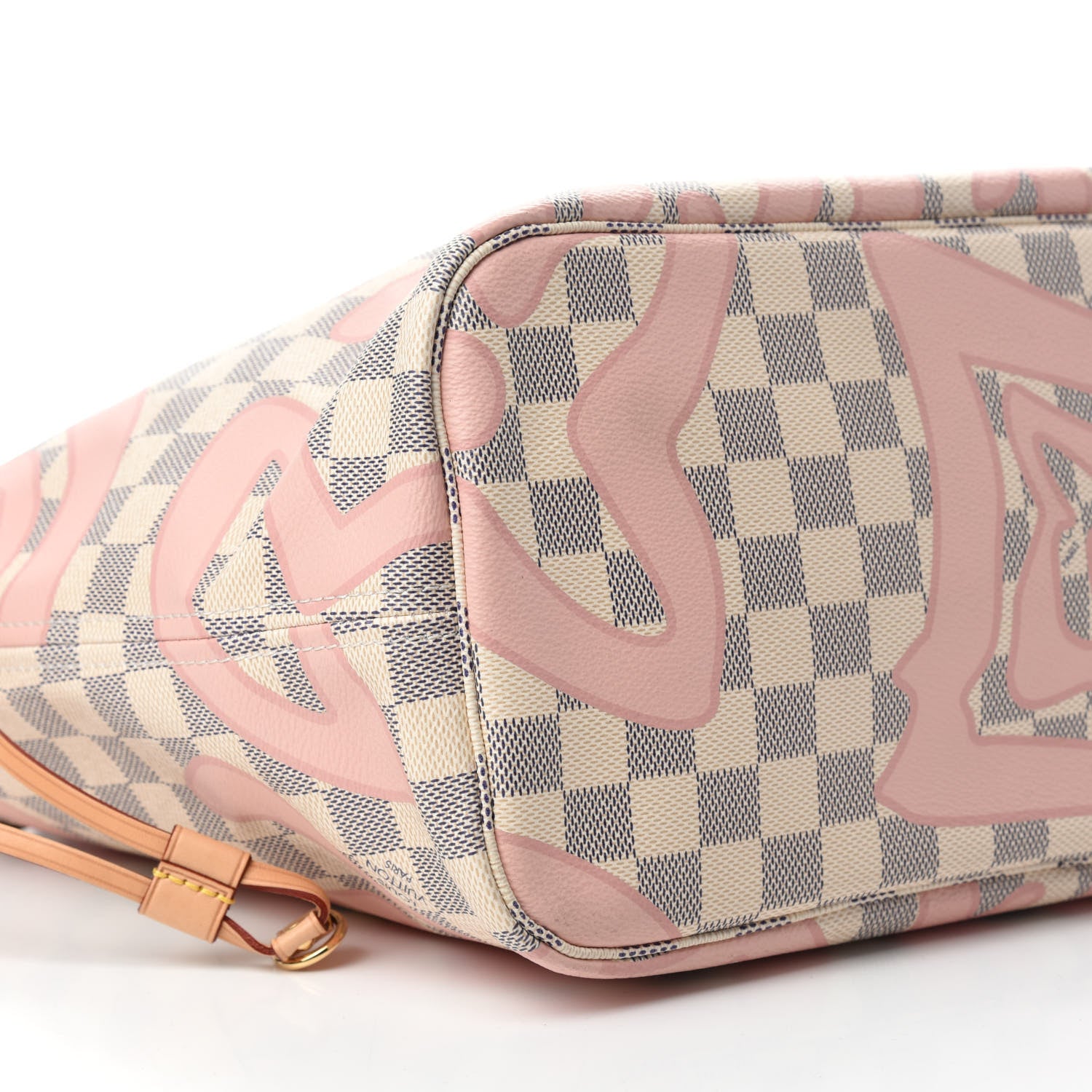 Louis Vuitton Damier Azur Tahitienne Neverfull MM 6 of 11
