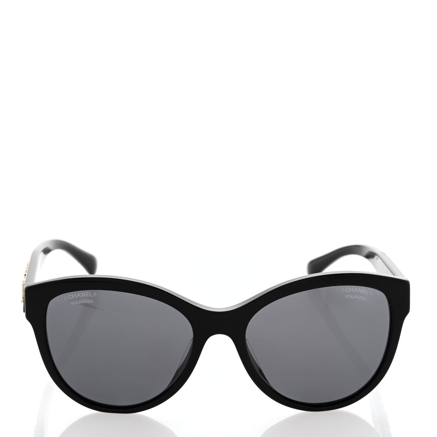 Chanel Acetate Pantos Logo Sunglasses 5458-A Black 2 of 7