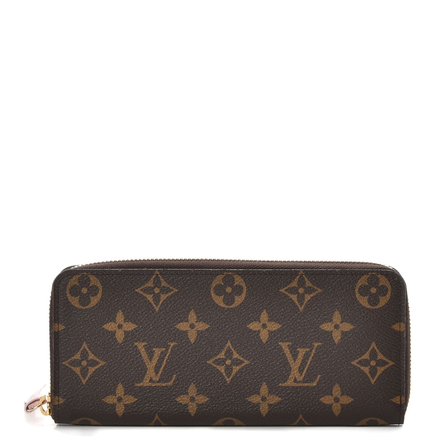 Monogram Clemence Wallet Rose Ballerine