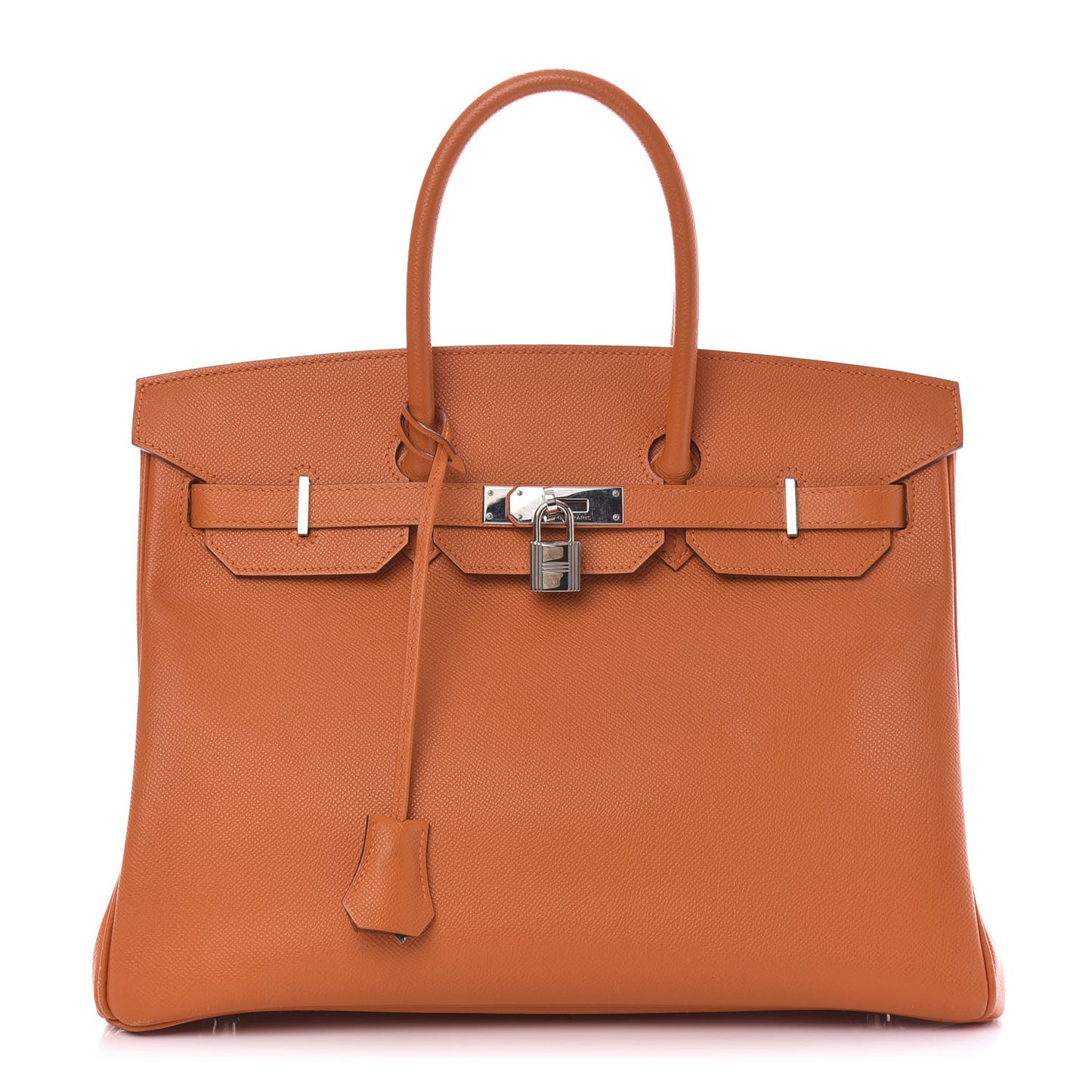 Epsom Birkin 35 Orange