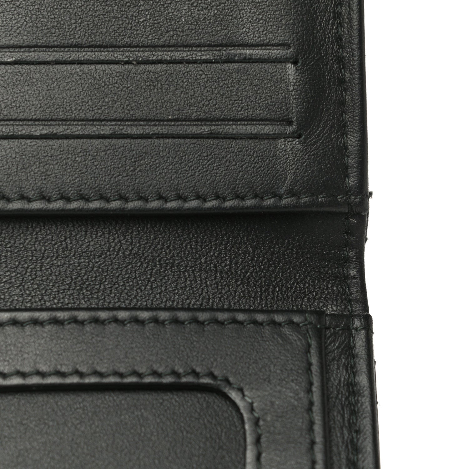 Chanel Crumpled Calfskin Quilted Card Holder Wallet So Black 11 of 13