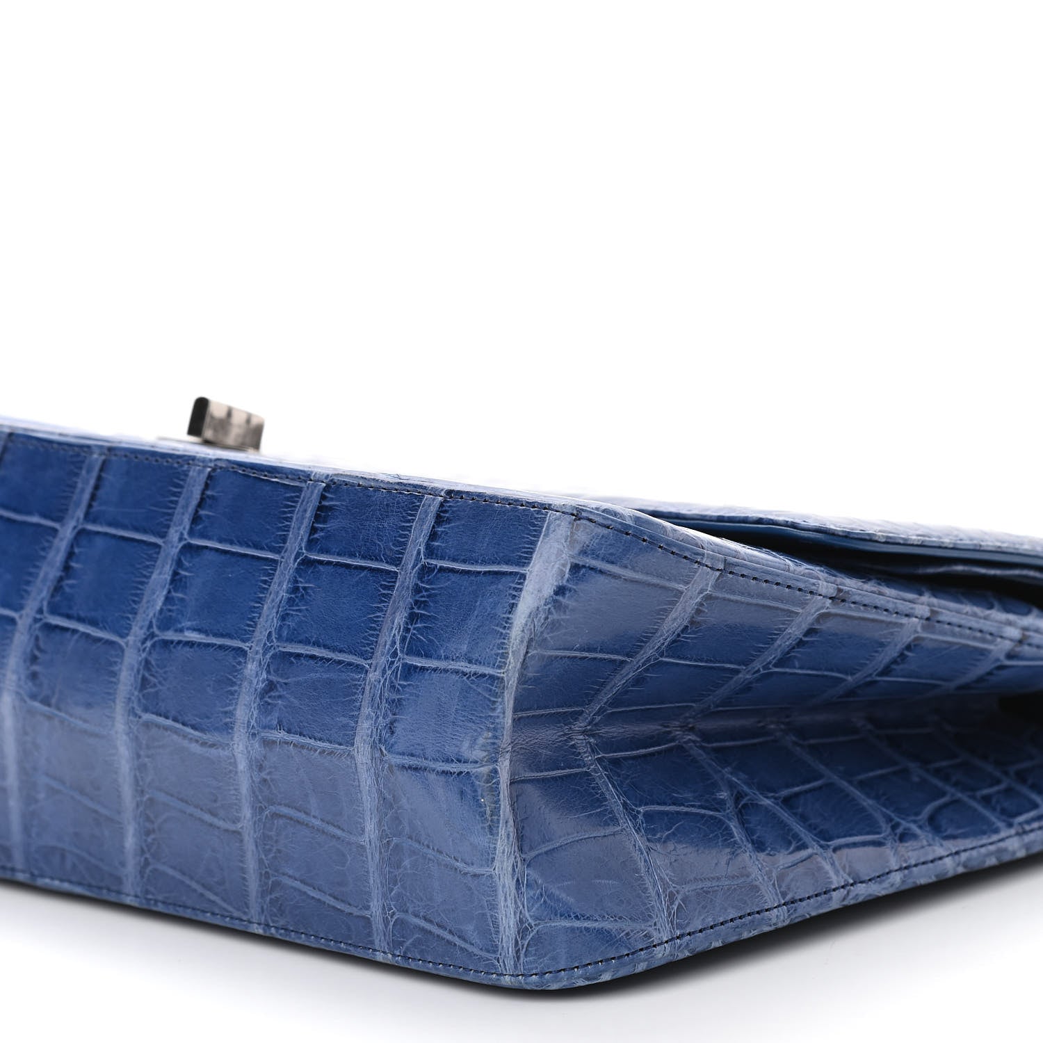 Chanel Alligator 2.55 Reissue 227 Flap Blue 10 of 10