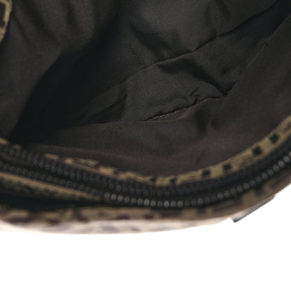 Fendi Zucchino Small Hobo Mogano Panna Testa 5 of 13