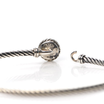 David Yurman Sterling Silver Turquoise 3mm Chatelaine Bracelet 4 of 4