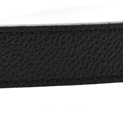 Louis Vuitton Monogram Calfskin 20mm LV Circle Reversible Belt 85 34 Black 8 of 8