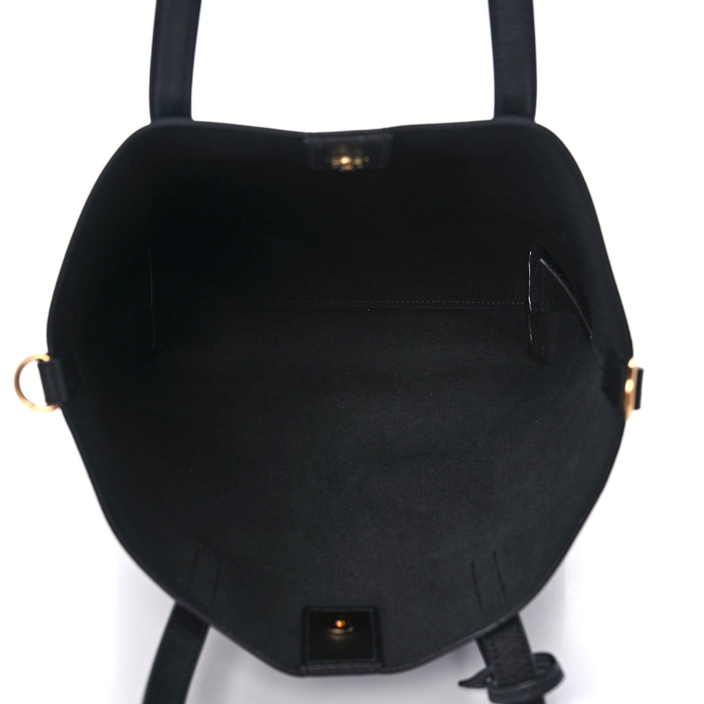 Calfskin Toy Shopping Tote Black