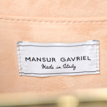 Mansur Gavriel Patent Calfskin Elegant Top Handle Bag Rosa 6 of 7