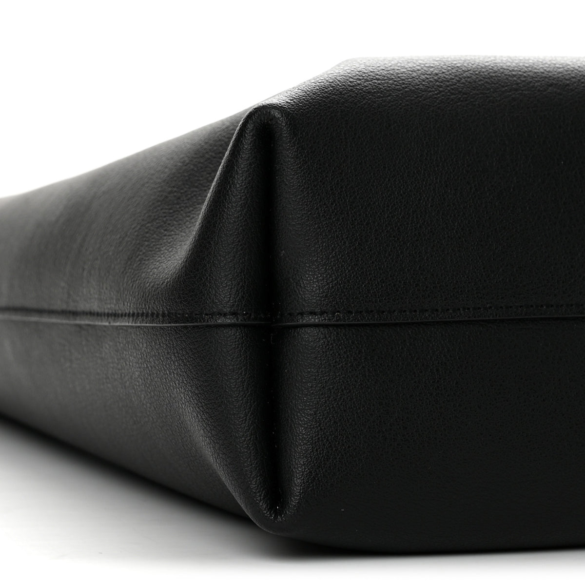 Saint Laurent Calfskin North-South Shopping Tote Black 10 of 13