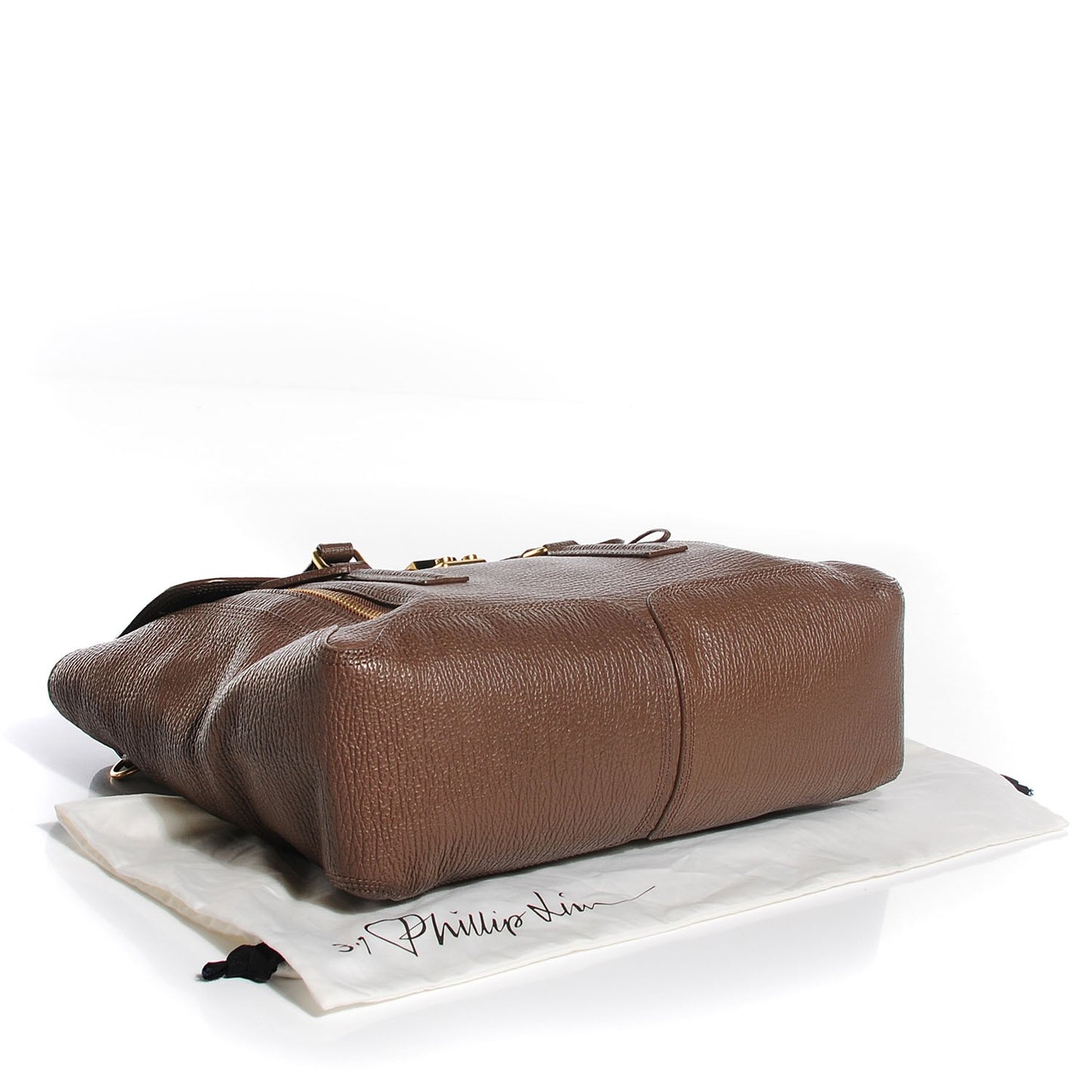 3.1 Textured Calfskin Large Pashli Satchel Taupe