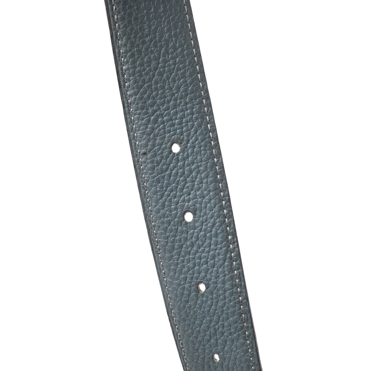 Hermes Box Togo 32mm H Belt 80 Black Ciel 4 of 5