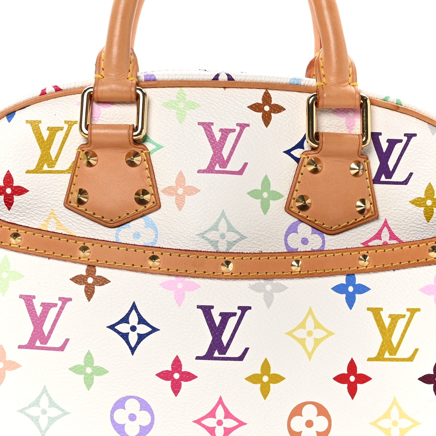 Monogram Multicolor Trouville White