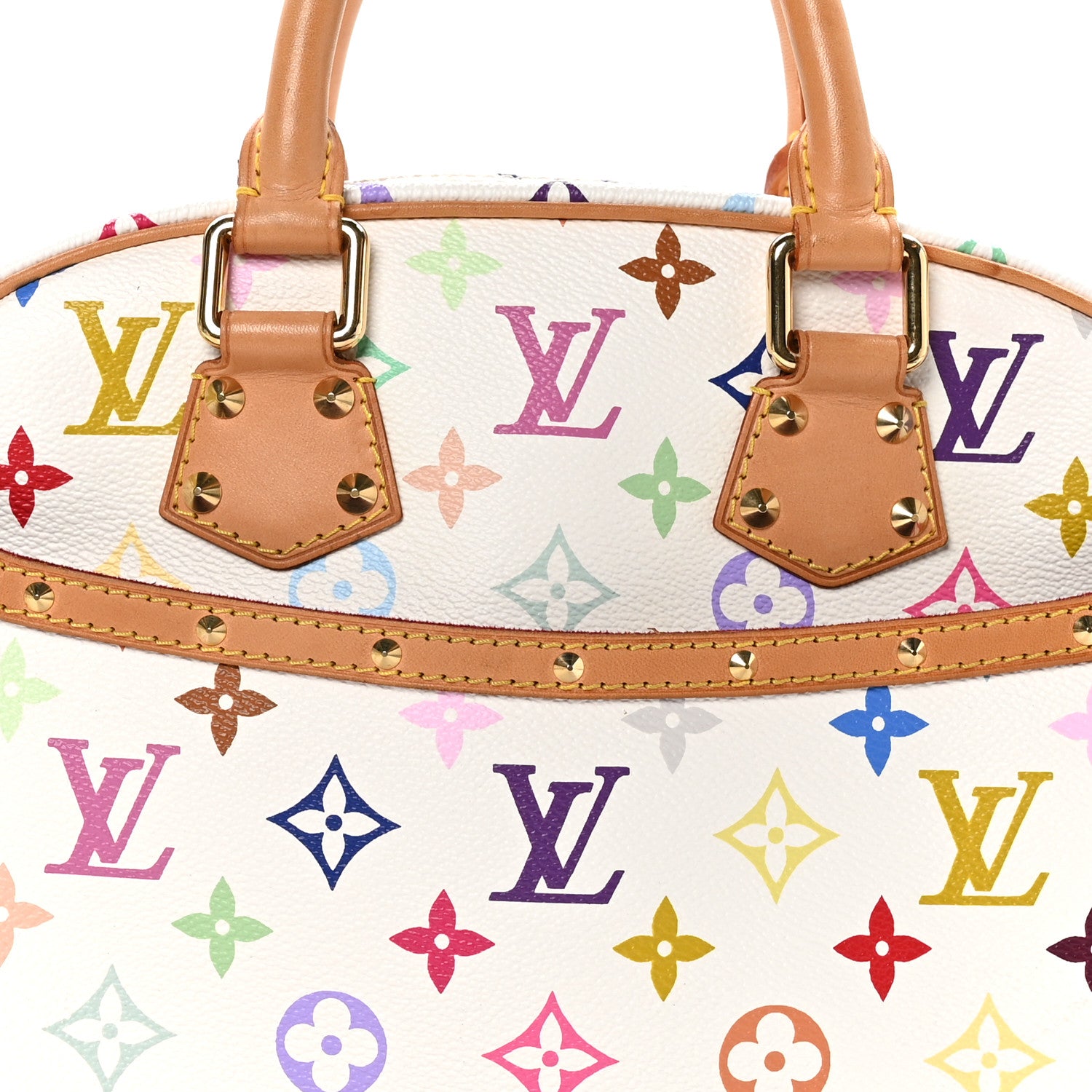 Louis Vuitton Monogram Multicolor Trouville White 7 of 9