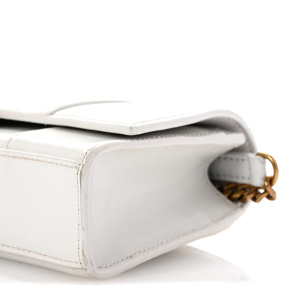 Balenciaga Shiny Box Calfskin Hourglass Chain Bag White 11 of 14