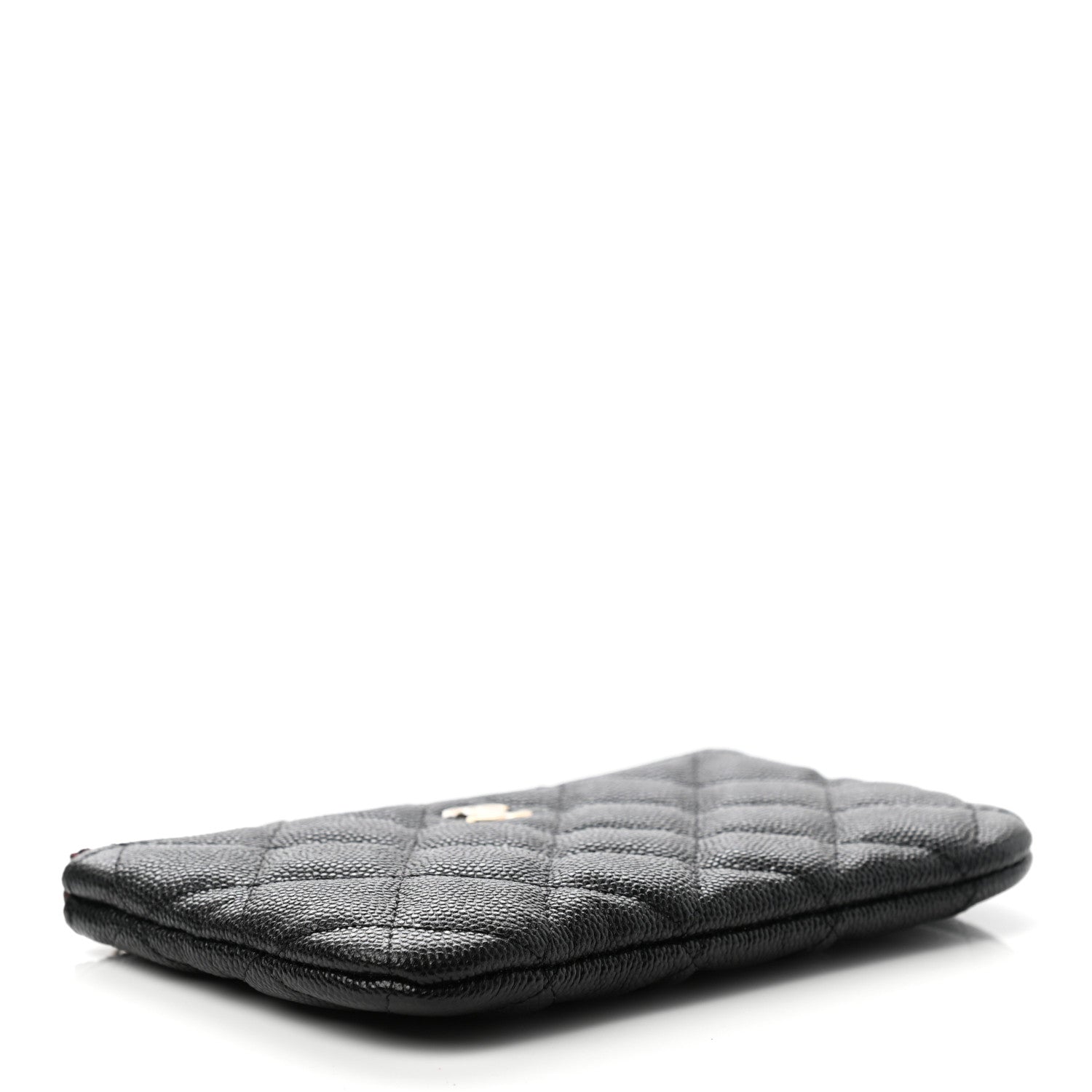 Chanel Caviar Quilted Small Cosmetic Case Black 4 of 8