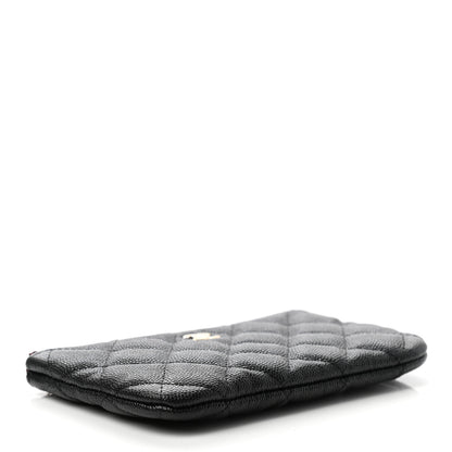 Chanel Caviar Quilted Small Cosmetic Case Black 4 of 8