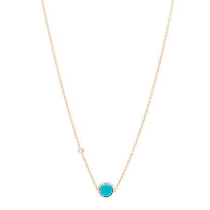 Piaget 18K Rose Gold Diamond Turquoise Possession Pendant Necklace 1 of 5