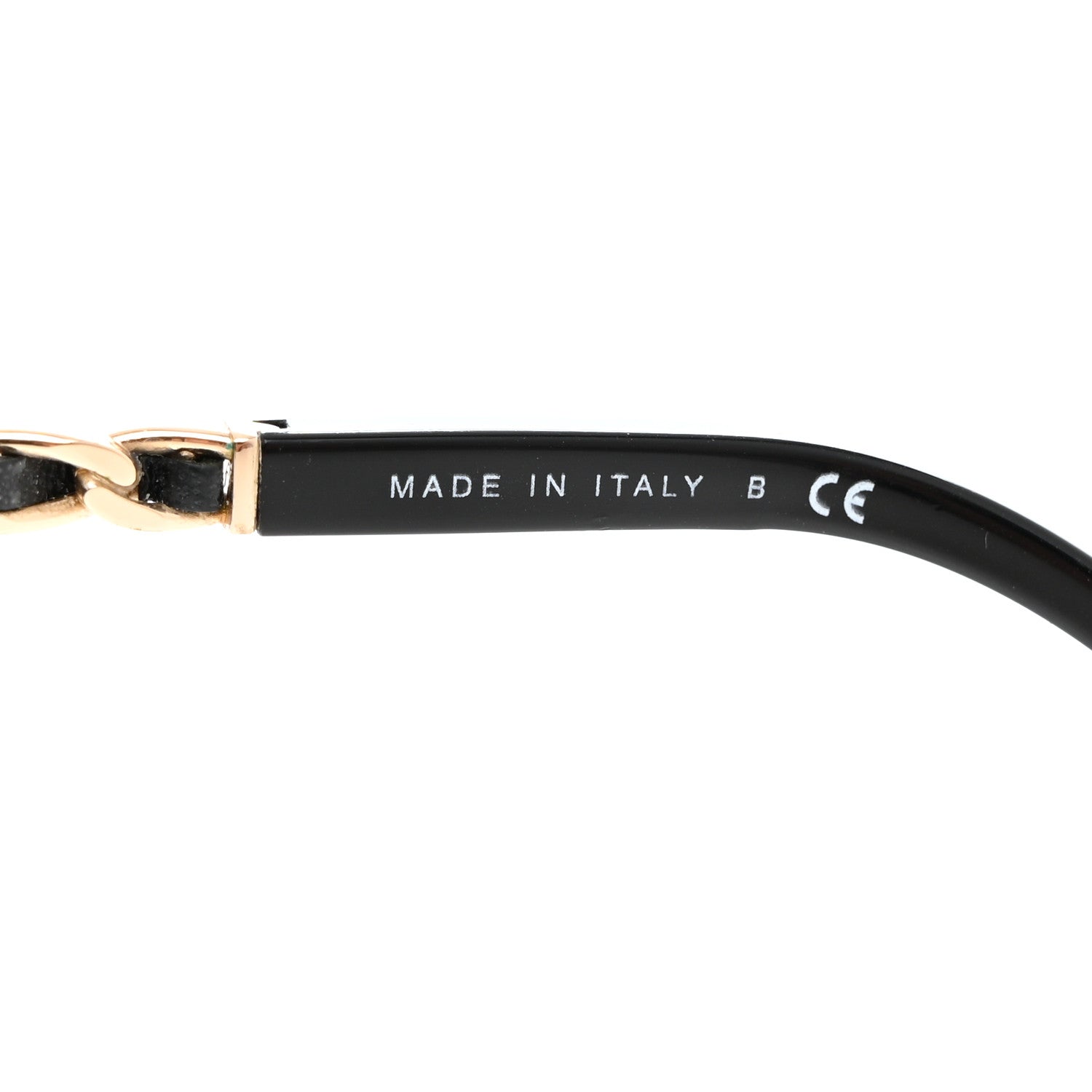 Chanel Lambskin Square Chain Sunglasses 5210-Q Black 7 of 11