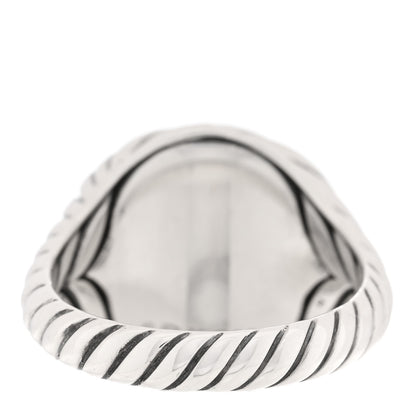 David Yurman Sterling Silver 13mm Sculpted Cable Pinky Ring 45 3.5 3 of 4