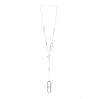 Hermes Sterling Silver Ever Chaine d'Ancre Long Lariat Necklace 3 of 4