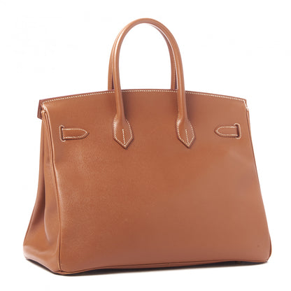 Hermes Courchevel Birkin 35 Gold 3 of 16