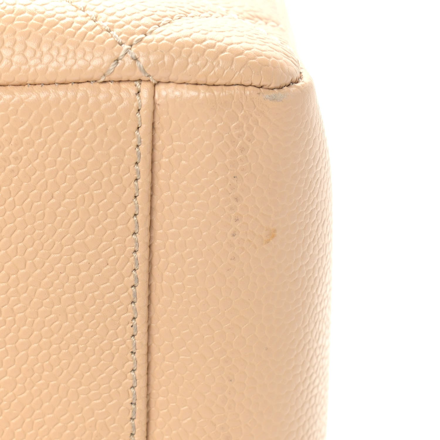 Chanel Caviar Quilted Grand Shopping Tote GST Beige 9 of 11