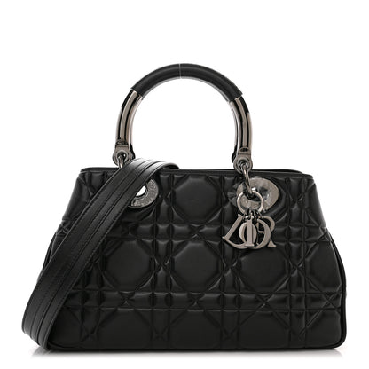 Christian Dior Lambskin Cannage The Lady 95.22 Black 1 of 10