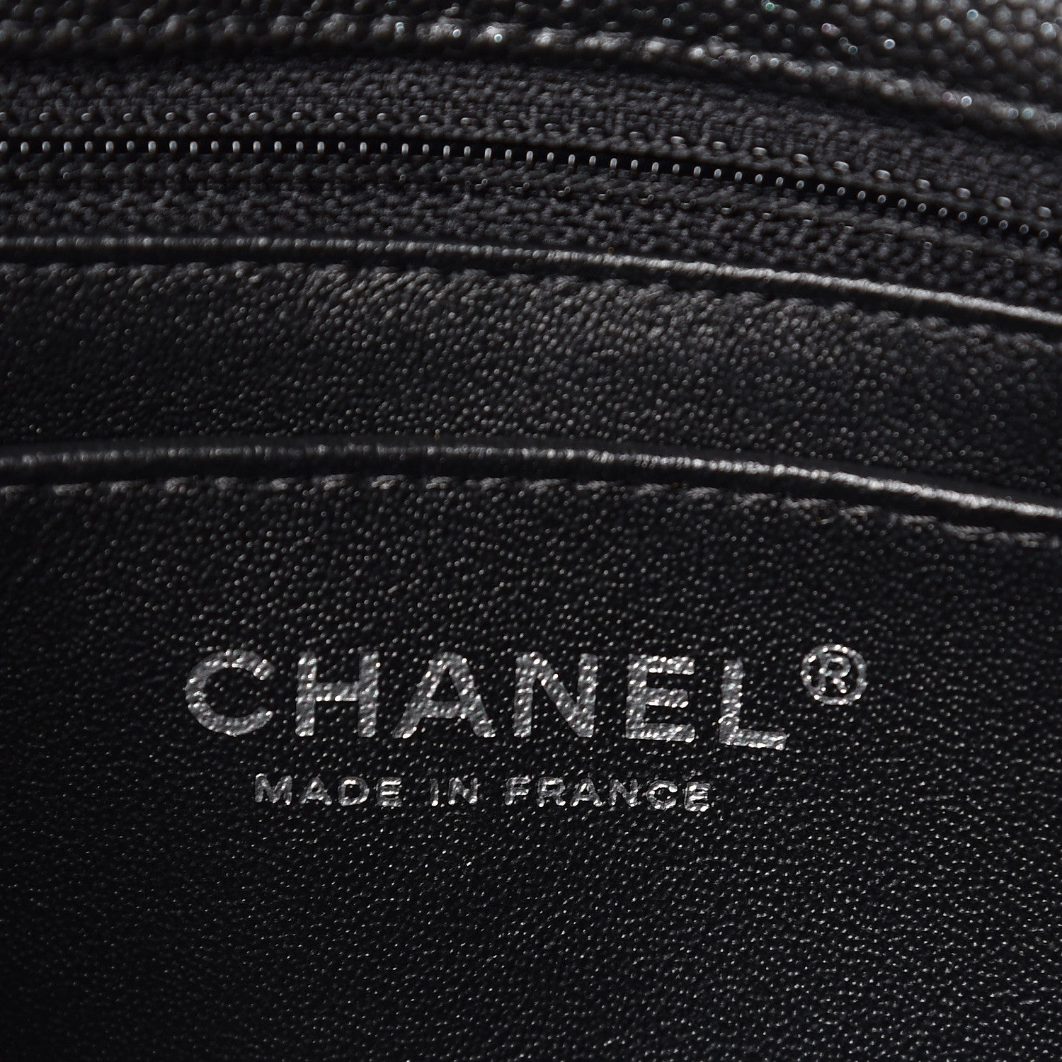 Chanel Iridescent Caviar Quilted Mini Rectangular Flap Black 6 of 8