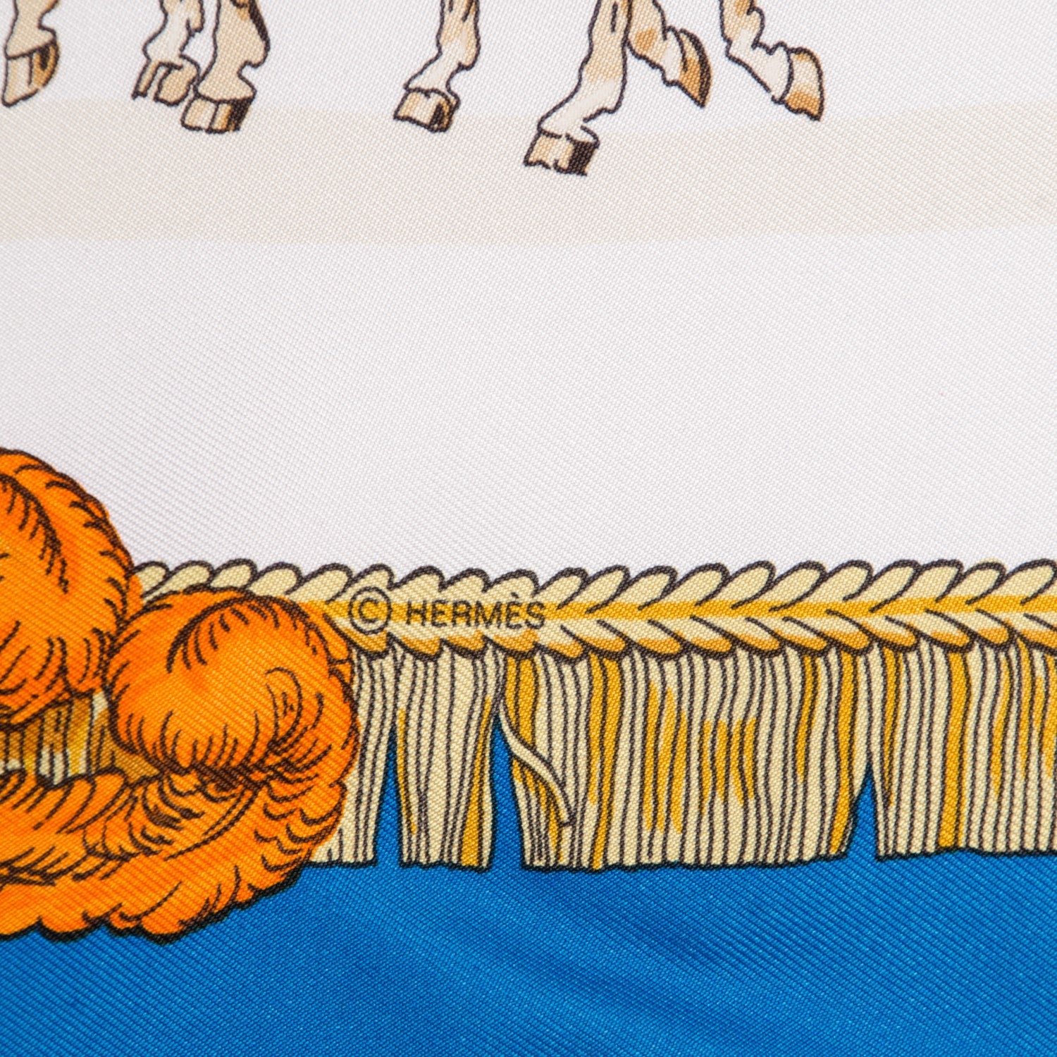 Hermes Silk Caparacons De La France Et De L'Inde Scarf 90 5 of 7