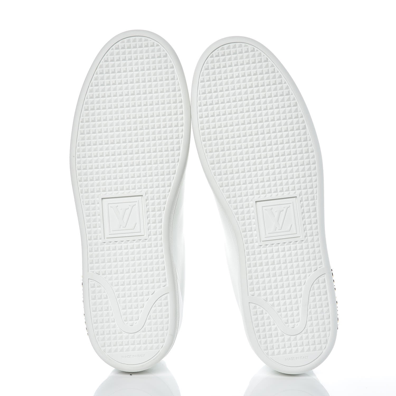 Louis Vuitton Calfskin Frontrow Sneakers 37.5 White 5 of 8