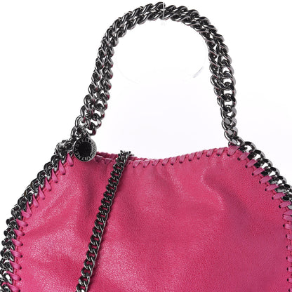 Stella McCartney Shaggy Deer Mini Falabella Fold Over Tote Hot Pink 9 of 9