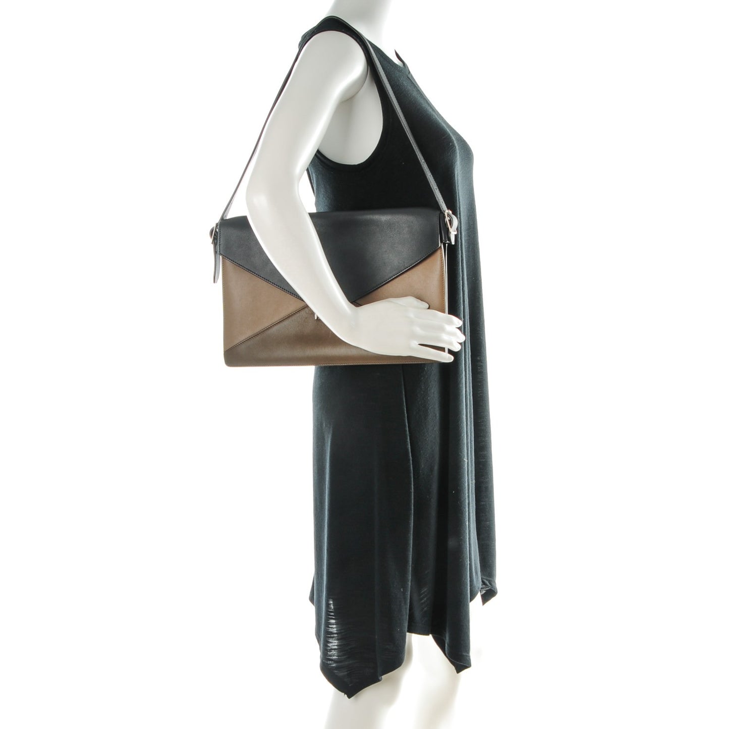 Smooth Calfskin Medium Tri-Color Diamond Shoulder Bag