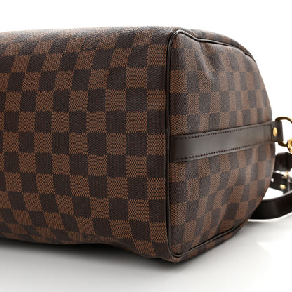 Louis Vuitton Damier Ebene Speedy Bandouliere 30 10 of 12