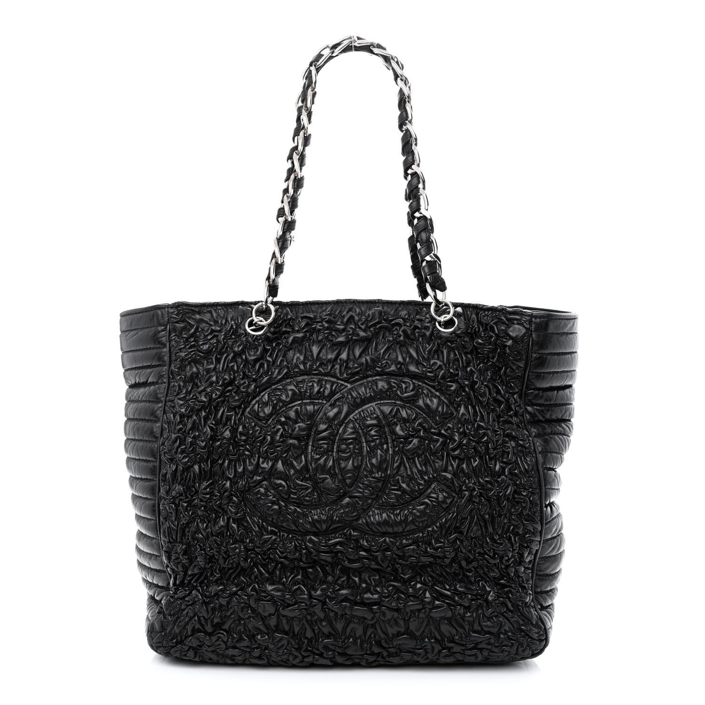 Lambskin XL Astrakan Tote Black