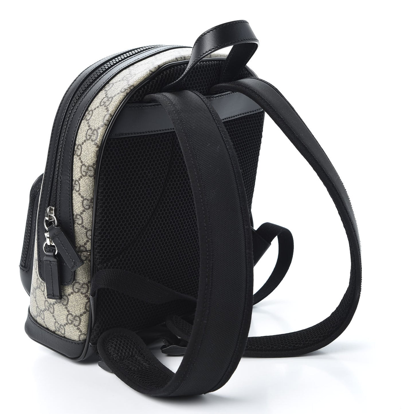 GG Supreme Monogram Small Eden Day Backpack Black