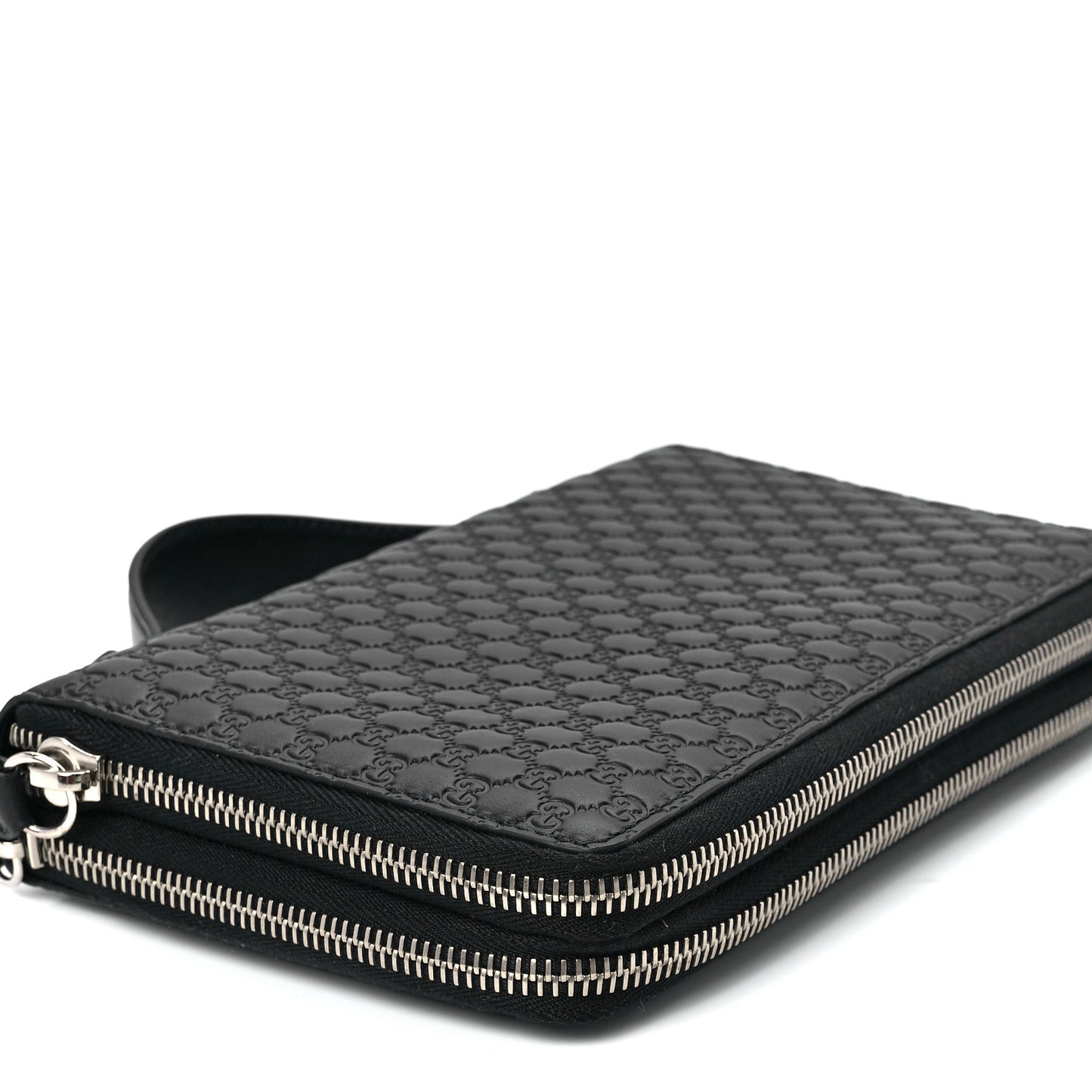 Microguccissima Zip Around Top Handle Travel Wallet Testa di Moro