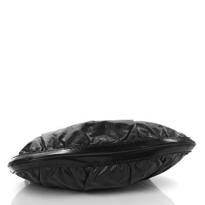 Gucci Calfskin Queen Bow Hobo Black 4 of 9