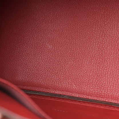 Hermes Epsom Birkin 35 Rouge Casaque 41 of 43