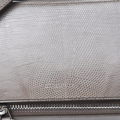 Givenchy Calfskin Lizard Embossed Mini Pandora Box Crossbody Bag Mastic 13 of 16