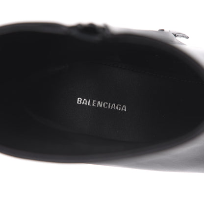 Balenciaga Shiny Calfskin 40mm Belt Booties 38.5 Black 8 of 11