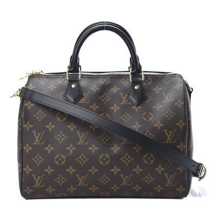 Louis Vuitton Monogram My World Tour Speedy Bandouliere 30 Black 1 of 10