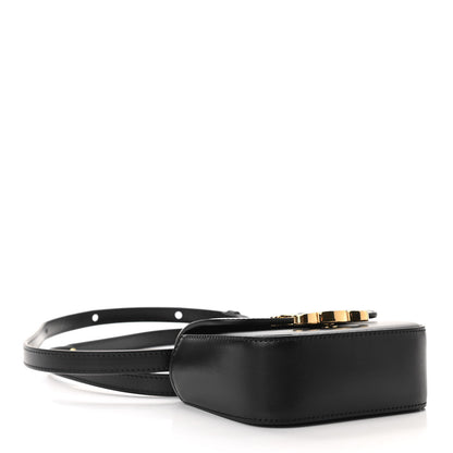 Celine Shiny Calfskin Mini Triomphe Black 4 of 9
