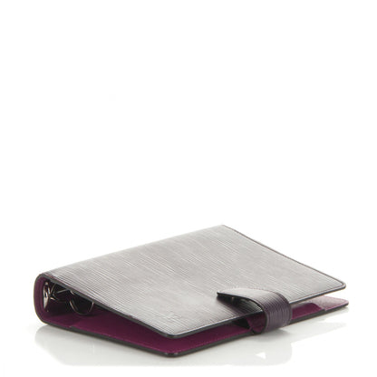 Louis Vuitton Epi Medium Ring Agenda Cover Cassis 4 of 6