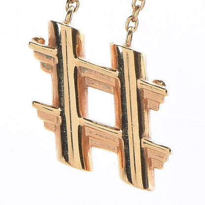 Louis Vuitton LV And Me Hashtag Necklace Gold 4 of 8