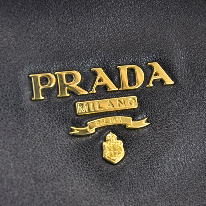 Prada Leather Hobo Nero Black 10 of 10