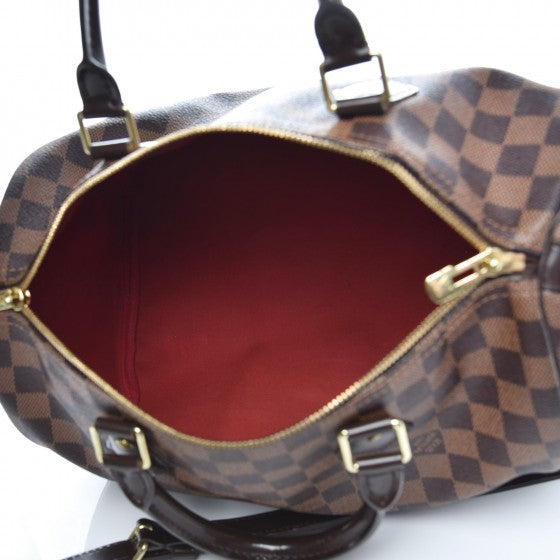 Louis Vuitton Damier Ebene Speedy Bandouliere 30 5 of 9