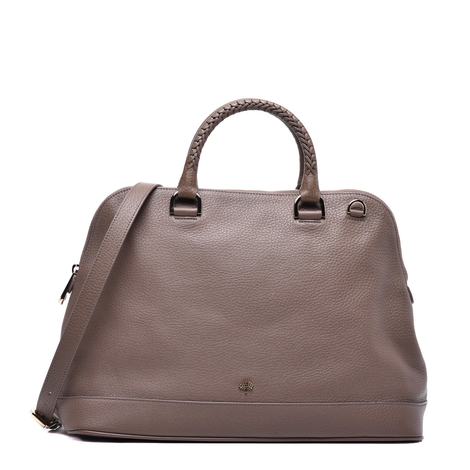 Mulberry Soft Grain Calfskin Double Handle Pembridge Taupe 1 of 9