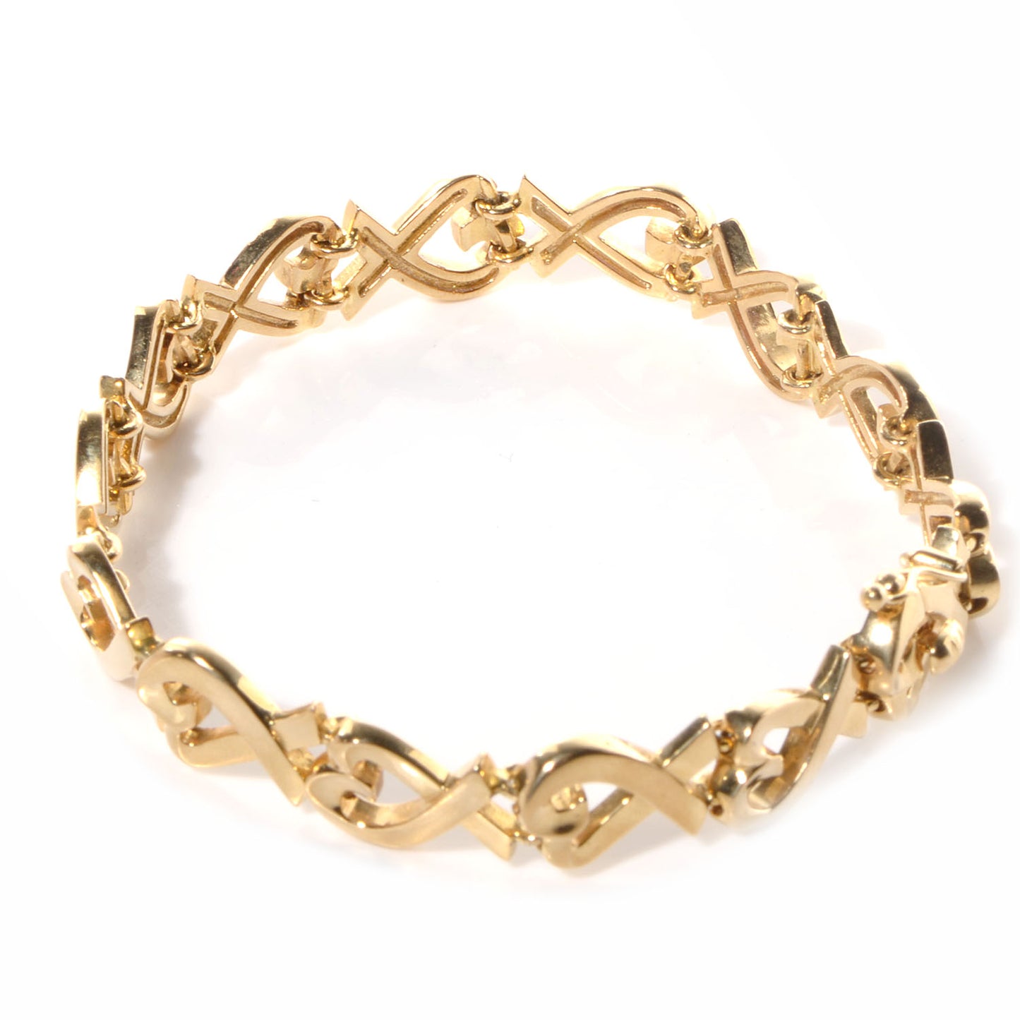 18k Yellow Gold Paloma Picasso Loving Heart Bracelet