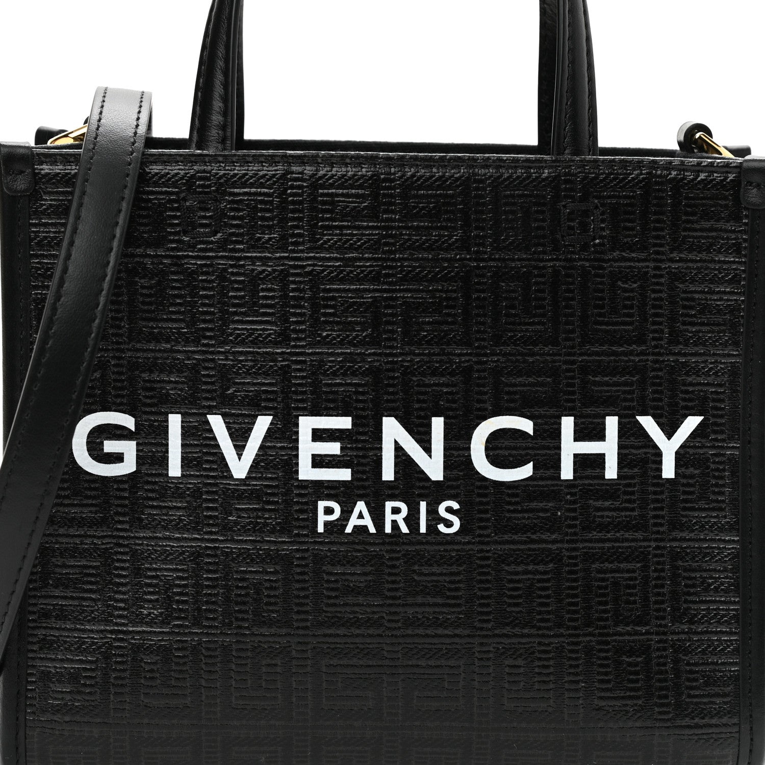 Givenchy Canvas Mini Bond Shopper 4G Tote Black 7 of 9